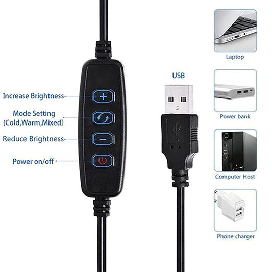 Aro de luz LED para selfie