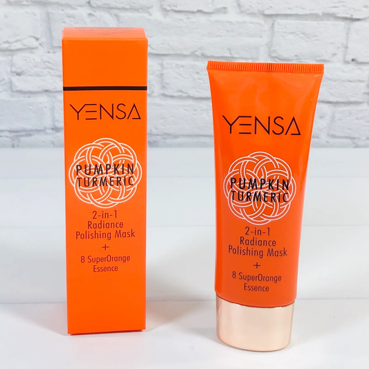 Yensa – Pumpkin Turmeric 2‑in‑1 Radiance Polishing Mask