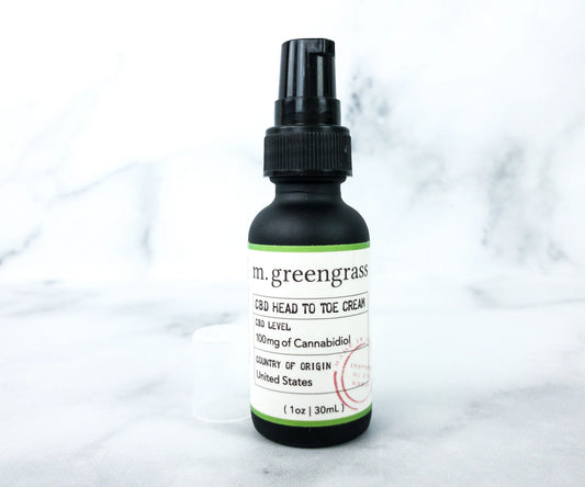 m. greengrass – CBD Head to Toe Cream