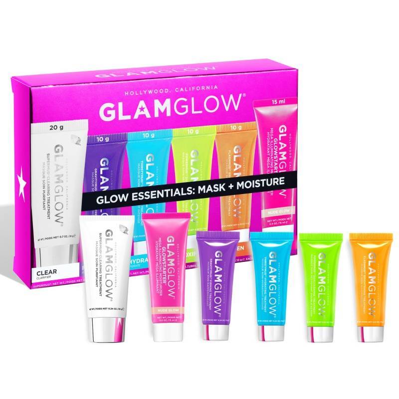 Glamglow Glow Essentials: Mask + Moisture Kit (juego de mascarillas + crema hidratante)
