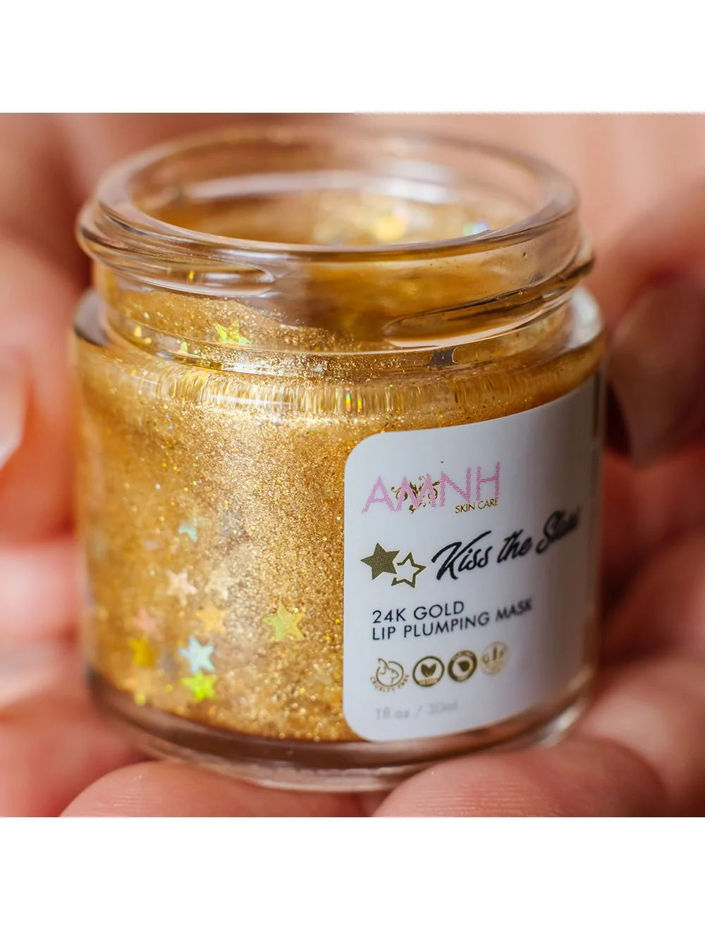 AMNH Skincare – Kiss The Stars 24K Gold Lip Plumping Mask